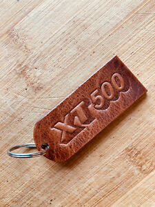 Handmade Leather Key Ring -  Yamaha XT500 XT 500
