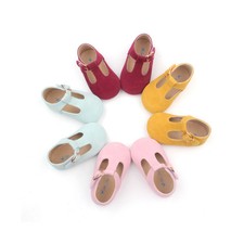 Suede Leather Vintage Retro Style Prewalker baby shoes