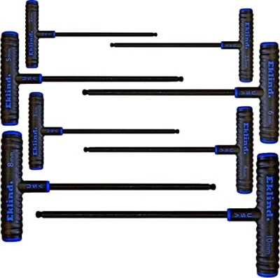 Eklind 64808 Power-T Handle Ball-Hex Key Allen Wrench - 8pc set Metric MM - Image 1 of 4