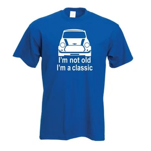 Classic Mini T-Shirt Retro Car Enthusiast Gift Unisex Cotton Tee Men Women UK - Picture 1 of 15