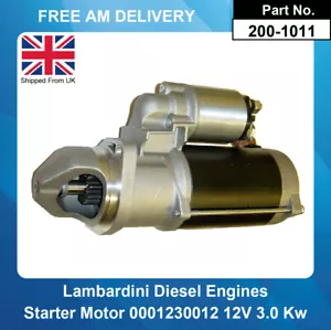 Anlassermotor für Lamborghini gleicher Steyr Traktor 00012300120001262030 12V 3,0 K - Bild 1 von 5