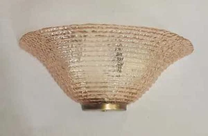 APPLIQUE VETRO ARTIGIANALE ART. VETRO AMBRA AP1 SUPER PREZZO LEGGI - Imagen 1 de 1