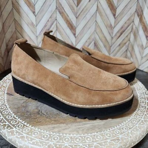 Mocassini Eileen Fisher Ellis suola a strappo plateau tabacco donna 7,5 - Foto 1 di 10