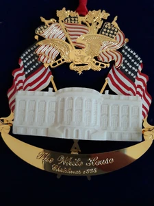 The White House Historical Association 1995 adorno de Navidad Pres Taylor en caja - Imagen 1 de 16