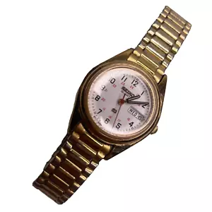 Orologio Vintage Seiko Donna 7N83-6A09 Quarzo Analogico Cinturino Espansione 6,5” Non Testato - Foto 1 di 3