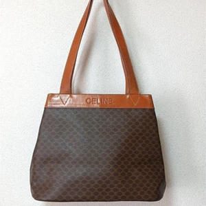 CELINE Tote Bag Macadam PVC Shoulder Bag MC96 - Picture 1 of 24