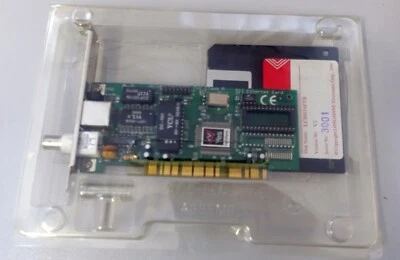 PCI-Netzwerkkarte Longshine LCS-8034PTB +BNC-Anschluss + LAN RJ45 NIC + OVP 1996 - Bild 1 von 3