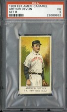 1909 E91-B American Caramel Arthur Devlin