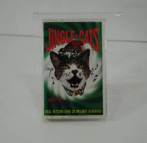 Jingle Cats Meowy Christmas Cassette Music Holiday Real Kittens Sing 20 Classics - Picture 1 of 5