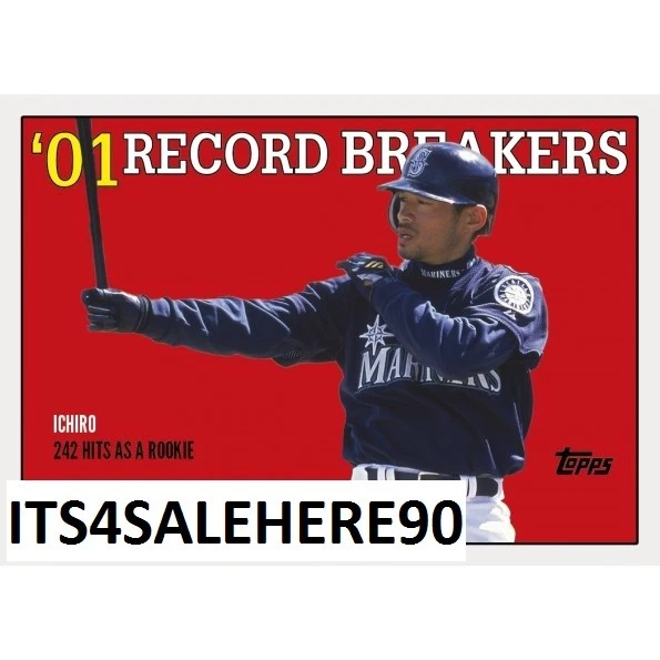 2017 Topps TBT Throwback Thursday 1987 Record Breakers ICHIRO SUZUKI Mariners - Image 1 of 1