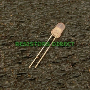25pcs Round 5mm White T1-3/4 LED 1000 MCD Diffused HAM Radio US Seller 25x V20 - Picture 1 of 1