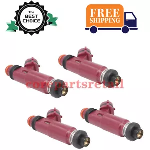 BP4W-13-250 SET OF 4 FUEL INJECTORS 195500-3310 FITS 1999-00 MAZDA MIATA 1.8L L4 - Picture 1 of 10
