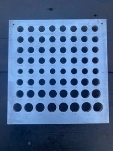 Collet Rack Tray Storage Holder 1/64" to 1" - Picture 1 of 3