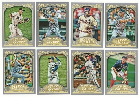 2012 Topps Gypsy Queen SP Single Cards Base Set Shortprint VAR Image Variation Cover