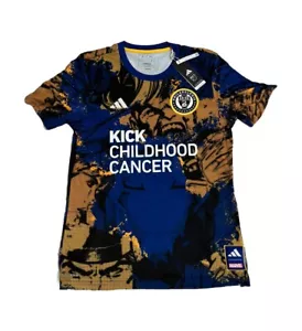 (NEW) Adidas Marvel Philadelphia Union Kick Childhood Cancer MLS Soccer Jersey M - Picture 1 of 5