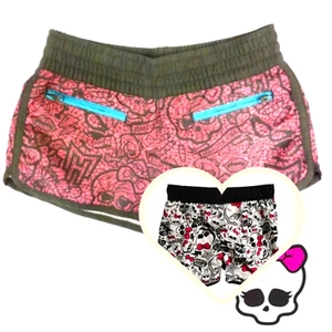 Girls Shorts Monster High Hot Pants Fashion 2 Designs Elastic Waist 10yr To 14yr - Picture 1 of 15