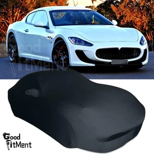 Car Cover Stretch Satin Dust Proof Indoor Fit For Maserati GranTurismo 2013-2023 - Foto 1 di 13