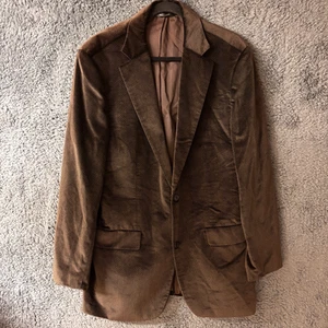 Hugo Boss Jacket Mens 44L Brown Chocolate Maxwell Velvet Smoking Dinner Formal - Picture 1 of 13