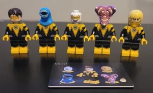 Mr J Brick Custom LEGO DC Yellow Lanterns Sinestro Corps Minifigures - Picture 1 of 14