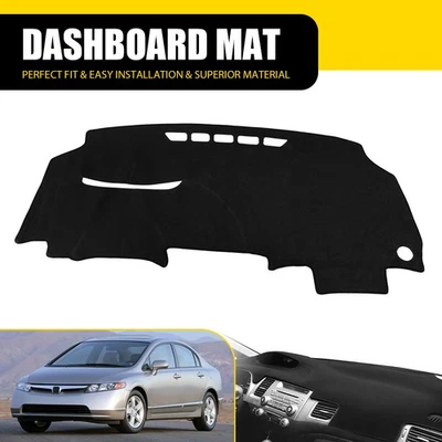 Dashboard Cover Protect Anti-Glare Dash Mat Fit Honda Civic Acura CSX 2006-11 EH - Image 1 of 4