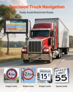 GPS Navigator for Car, 9 inch Touch Screen 16GB GPS Navigation System with Built - Picture 1 of 10