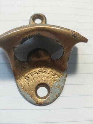 Vintage Starr X Coca-Cola Bottle Opener Cast Iron Wall Mount Drink Coke Original - Image 1 of 2
