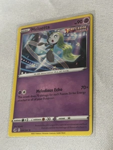Pokémon TCG Meloetta Fusion Strike 124/264 Regular Rare - Picture 1 of 3