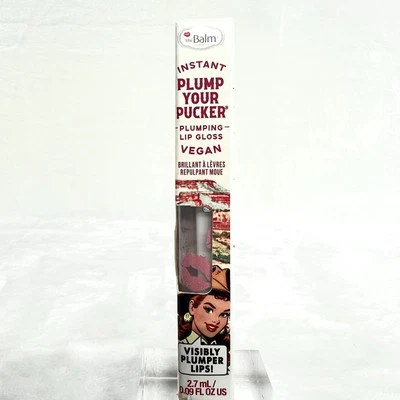 theBalm Plump Your Pucker Plumping Lip Gloss -BUCK-A-ROO (Clear) - Image 1 of 4