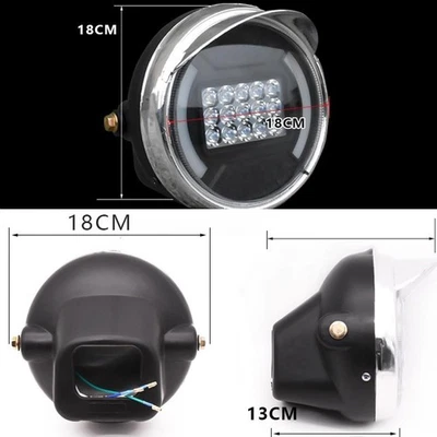 Dual Beam Function High Power Headlamp 15 Bead LED High Universality Fitment - Image 1 of 4