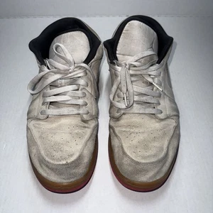 AIR JORDAN 1 Low Sneaker Mens Size 15 Suede Low White Gum Hyper Pink 553558-119 - Picture 1 of 6