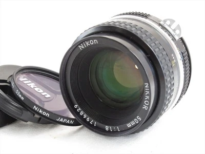 【EXC++++】Nikon Ai Nikkor 50mm f/1.8 Lens for Nikon F Mount w/ L18c Filter #5649 - Image 1 of 4