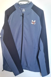 Under Armour Golf Eagle Woven Bomber Jacket Men Loose Fit New Size Small Grey - Picture 1 of 18