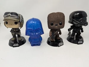 Funko Pop Star Wars Lot of 4, Jyn Erso, Hikari Vader, Chewbacca, Death Trooper - Picture 1 of 3