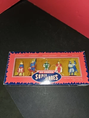 DC Comics SUPER HEROES 5 Pack Diecast Metal Figures 1993 - Image 1 of 4