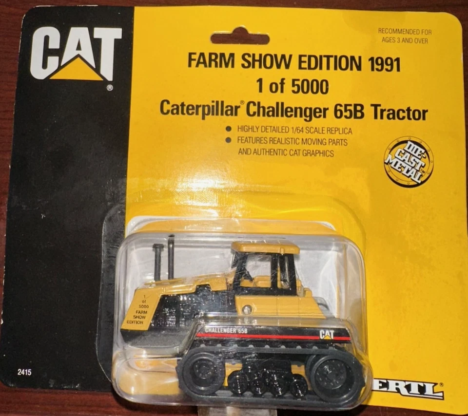 Ertl 1/64 Cat Challenger 65B Tractor 1991 Farm Show 1/5000 #2415 - Image 1 of 1