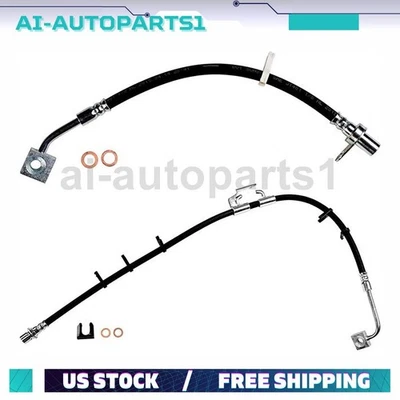 Manguera hidráulica de freno delantero para Dodge Ram 1500 2006 2007 2008 2009 4x4 2 piezas Foto 1 de 4