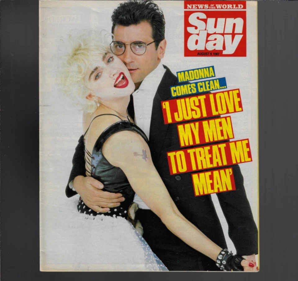 Sunday Magazine - MADONNA & Griffin Dunne A SSM1947 - Image 1 of 1