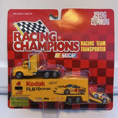 1996 Sterling Marlin #4 Kodak diecast Racing Champions Team Transporter Micro - Image 1 of 4