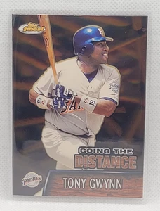 2000 Topps Finest Tony Gwynn Going The Distance #GTD1 Padres - Picture 1 of 2