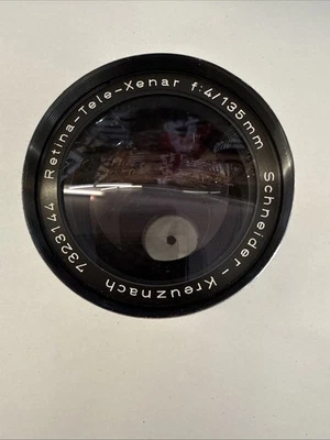 Kodak Schneider-Kreuznach Retina Tele-Xenar f/4 135mm Lens w/ Bubble Case - Image 1 of 4