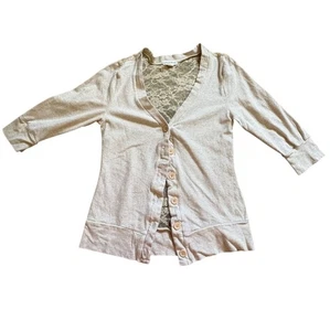Artisan Apparel light weight blended fabric cardigan-oatmeal size SM-Fair - Picture 1 of 6