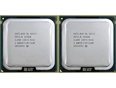 Matched Pair Intel Xeon X5472 3.0GHz 12M LGA 771 SLASA Quad Core CPU Processor - Image 1 of 4