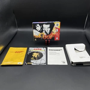 Goldeneye 007 Nintendo 64 N64 SCATOLA SOLO INSERTI MANUALI - NO GIOCO - Foto 1 di 16