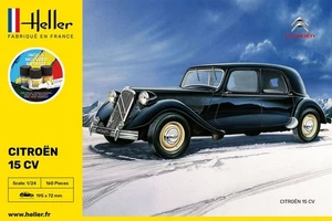 HELLER 56763 STARTER KIT MODELLO CITROEN 15 CV 1/24 - Foto 1 di 1