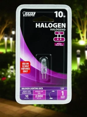 Feit Electric BPQ10T3 Bulb 10W G4 Bi-Pin T3 Quartz NEW - Image 1 of 2