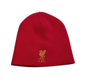 Liverpool Child Junior Kids Boys Winter Beanie Hat Football Soccer - Picture 1 of 3