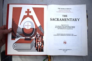 Älteres Sakramentsbuch, Das Römische Messbuch, um 1985 (CU102) Kelch Co - Bild 1 von 22