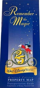 Walt Disney World Brochure Limited Edition Property Map Transportation Guide DVC - Picture 1 of 4