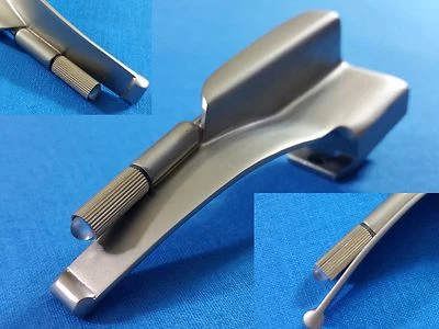 LARINGOSCOPIO MACINTOSH MAC BLADE # 0 ANESTESIA EMT INTUBACIÓN ACERO INOXIDABLE Foto 1 de 4