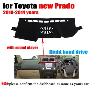 Interior Dashboard Carpet Sun Shade Protective Pad Cover For RHD Toyota Prado - Picture 1 of 8